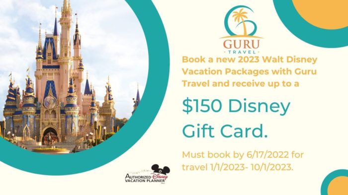 Disney theme park vacation deals
